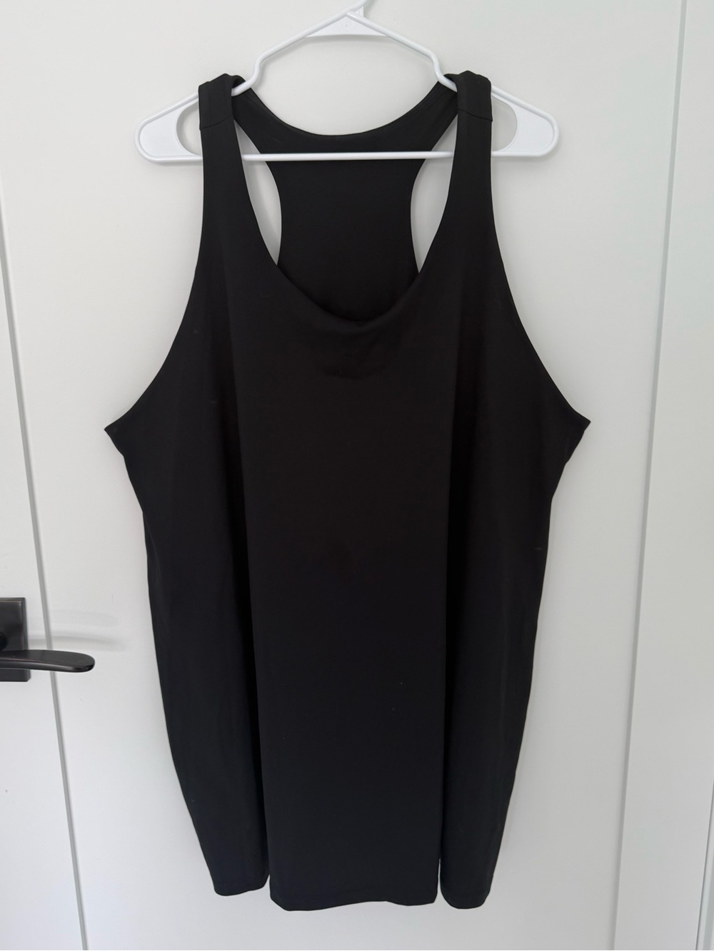 NWT J. Crew Factory Racerback Active Dress Black BN706 Size 3x
